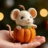 2025 Halloween Urocza Dynia Mysz Filc Gotowy Produkt Rodzinna Atmosfera Świąteczna Dekoracja Wysokiej Jakości Urocze Duchy Prezenty