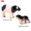 Animal Model Set: Lion, Tiger, Elephant, Panda, Giraffe, Hippo, Rhino, Sheep