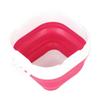 Collapsible Paint Brush Washer Professional Thickened Bottom Silicone Paint Brush Bucket for Beginners with Scrubbing Board