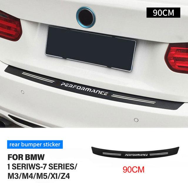 Αυτοκόλλητα πίσω πορτμπαγκάζ αυτοκινήτου από ανθρακονήματα M Performance για BMW 1 3 5 7 Series E46 E90 F20 F30 F10 G20 E60 X3 X4 X5 X1 X6