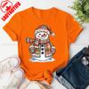 Patchwork Snowunisex Tops Retro Funny Christmas T Shirt Xmas Holiday Tees Oneck Shortsleeve High Quality Cotton Tops