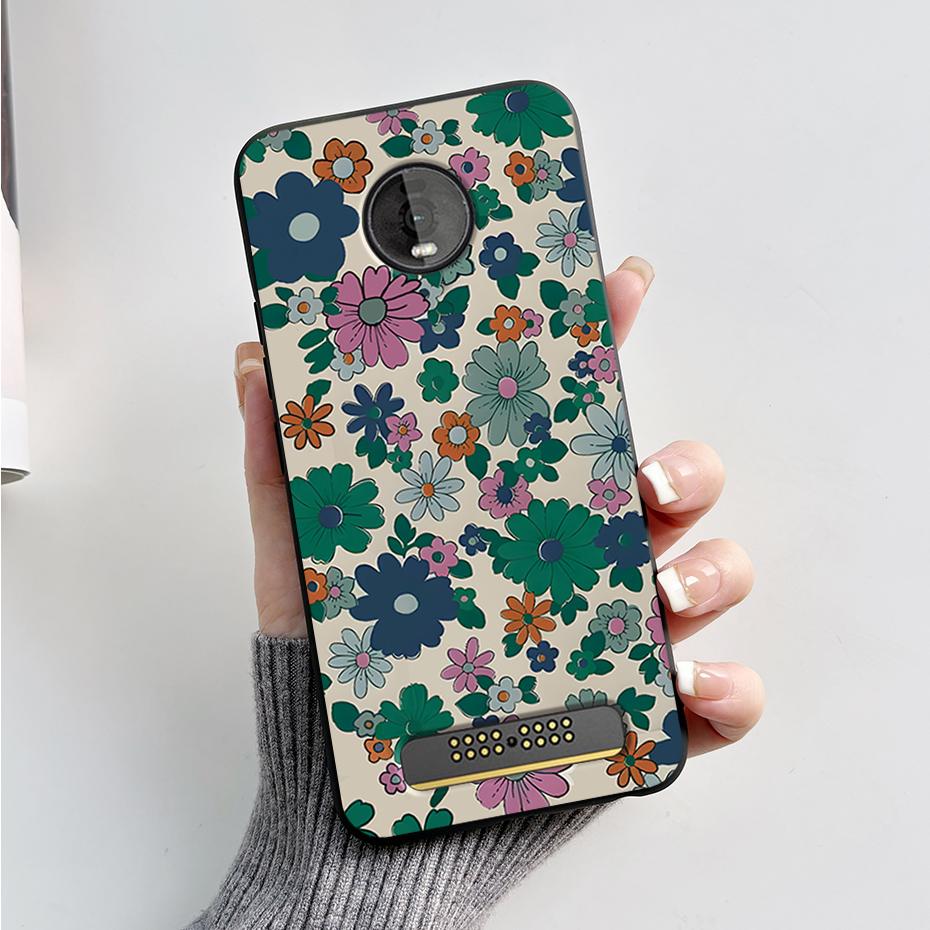 For Motorola Moto Z4 Z3 Play Case Cute Cartoon Soft Silicone TPU Cover Phone Case For Moto Z3 Z4 Play MotoZ4 Z4Play Z3Play Funda