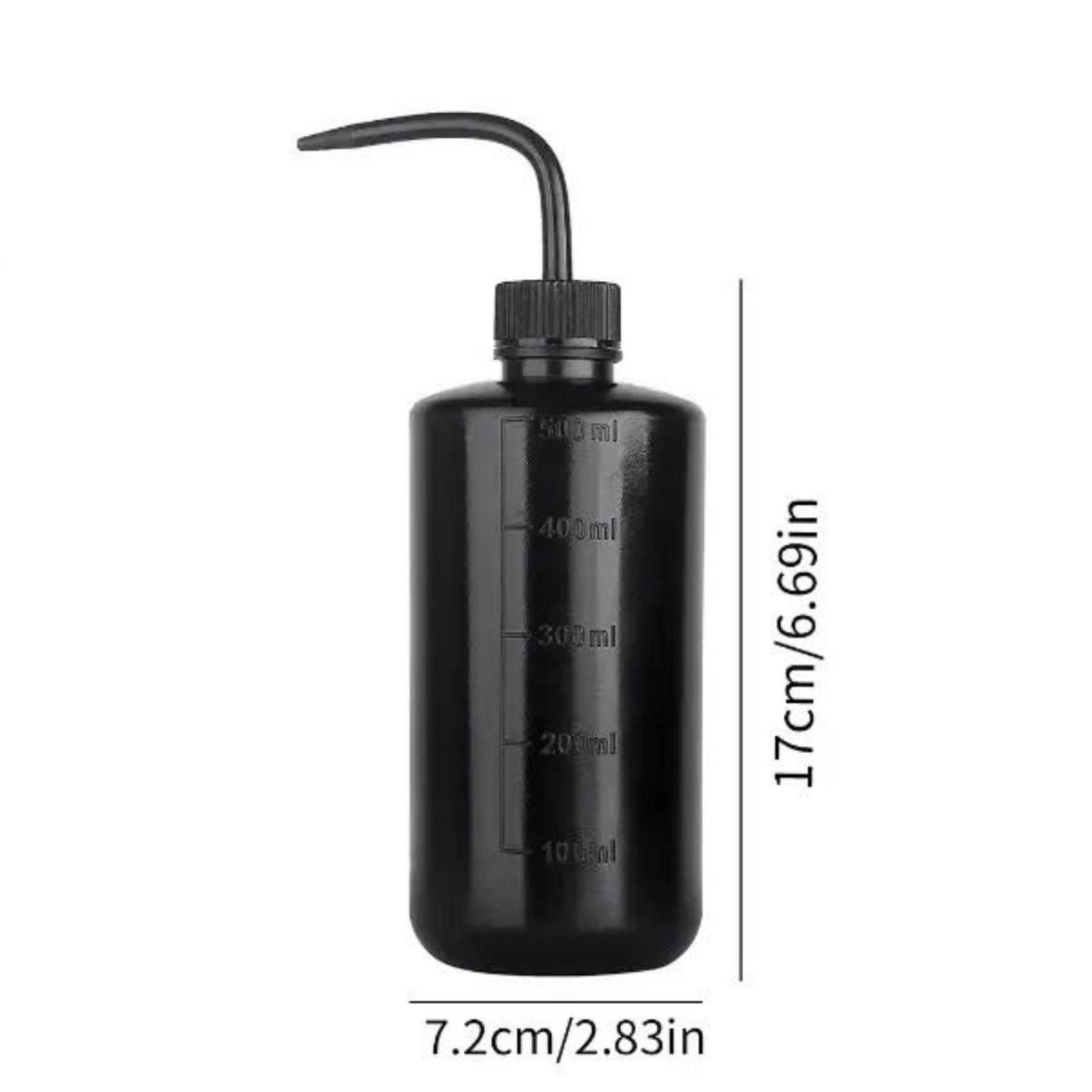 

500ml Bent Nozzle Cleaning Bottle Wash Bottle with Curved Spout for Precision Liquid Dispensing and Easy Cleaning in Laboratory and Household Use one size
