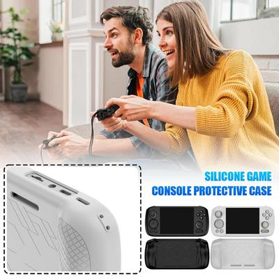 Funda Blanda de Silicona para Consola de Juegos ANBERNIC RG 406H Cubierta Protectora para Juegos Consola a Prueba de Golpes S M8F4