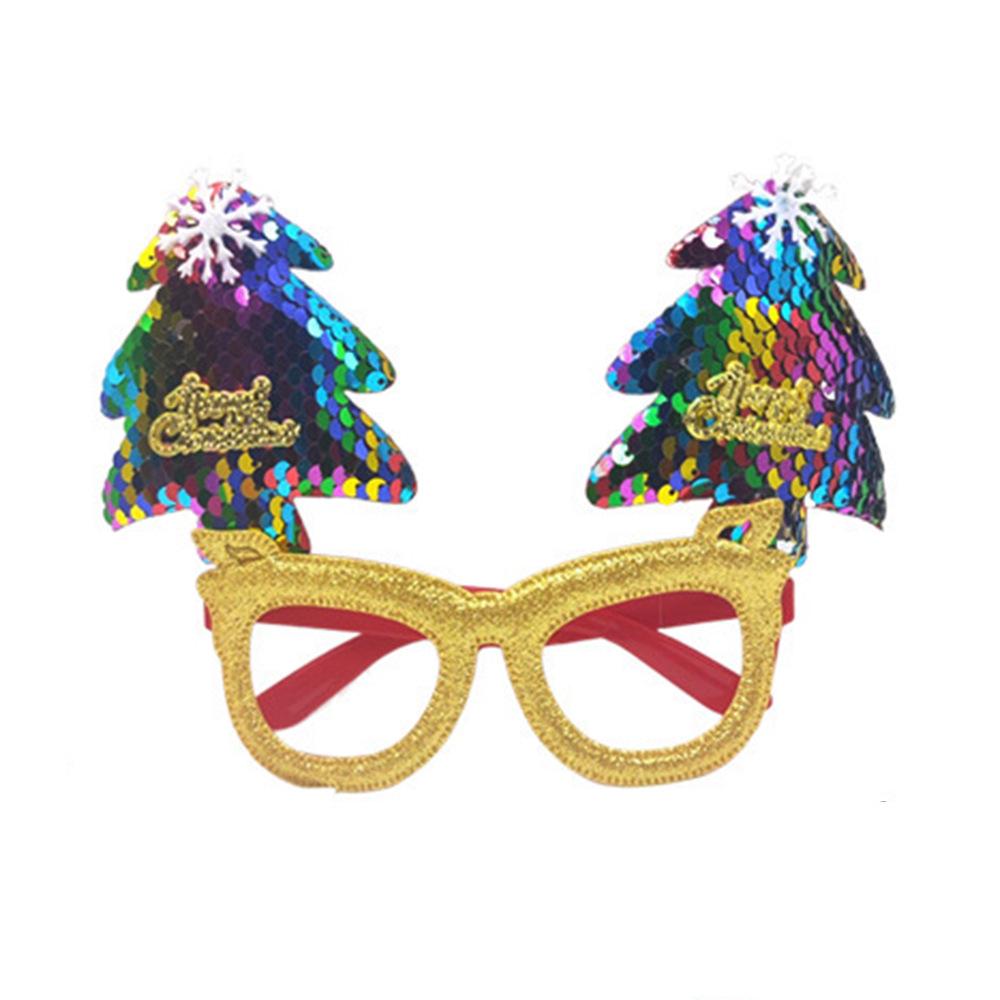 Weihnachts-Cartoon-Brillen - Geschenke für Erwachsene & Kinder, mit Weihnachtsmann, Schneemann und Geweih