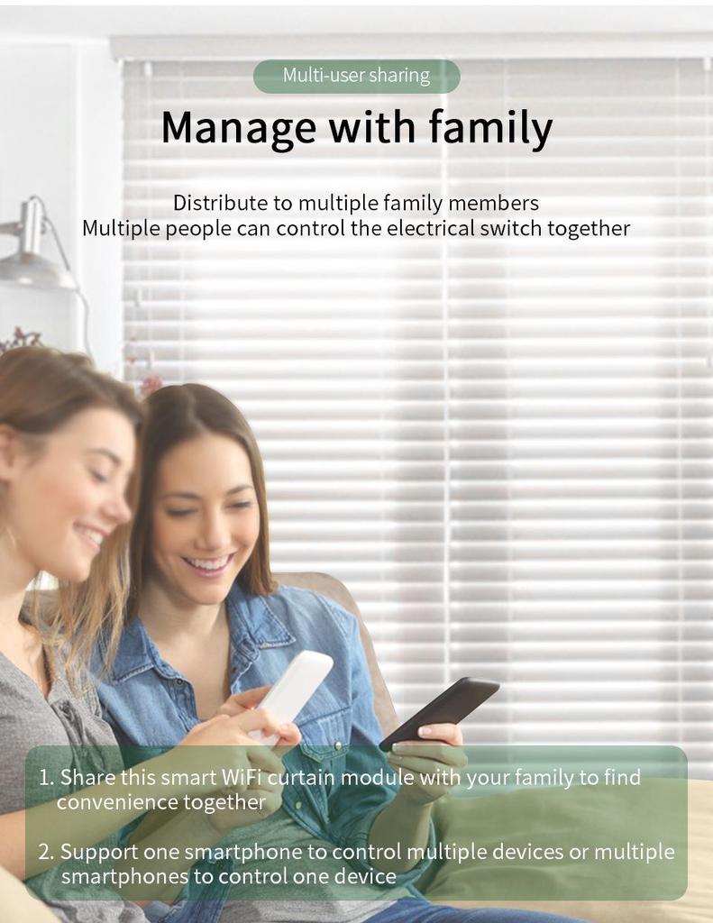 Graffiti APP Smart Voice & Remote Control Wi-Fi Timer for Curtain Motor Switch