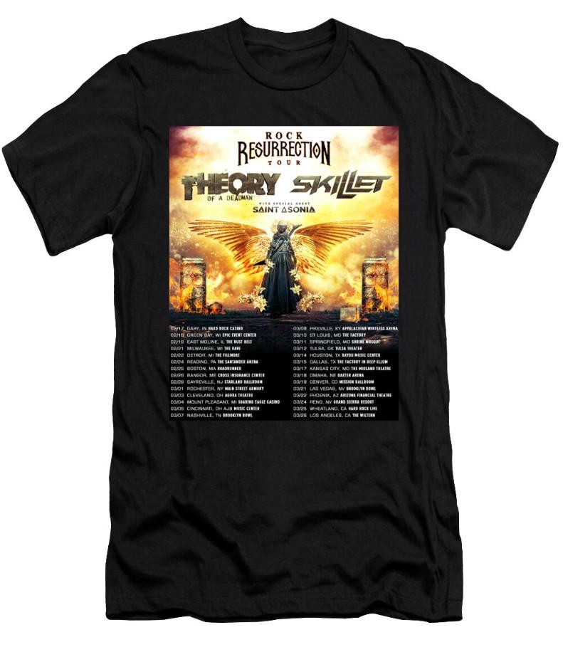 

Theory Of A Deadman And Skillet Tour 2023 T-shirt, size S-4XL M