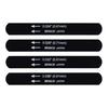 HOSCO Luthiers Tools Black Nut File (L=95mm) Black Oxide Finish, Set of 4 for Ukulele 025-028 H-NF-UK