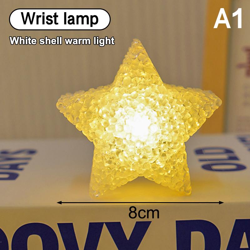 

Star Handheld Led Light Plastic Star Shaped Night Light Anti-Slip Band Light Lamp For Dance Performance Stage Photo Prop A1