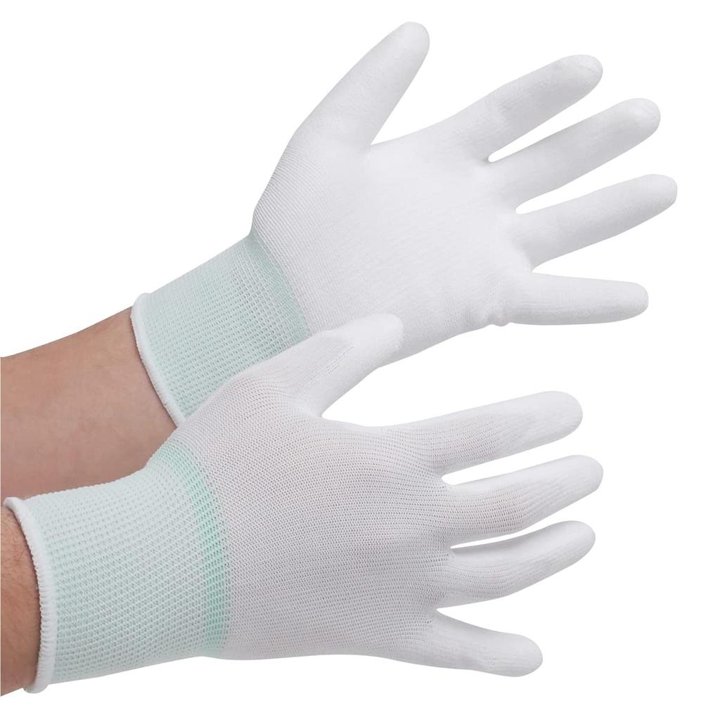 Bulk 100 Pairs Pairs X 10 Urethane Work Gloves with Backless Size 13 White [ACE] Purchase (10 Pairs) Lining, L, Gauge, No. 1761,