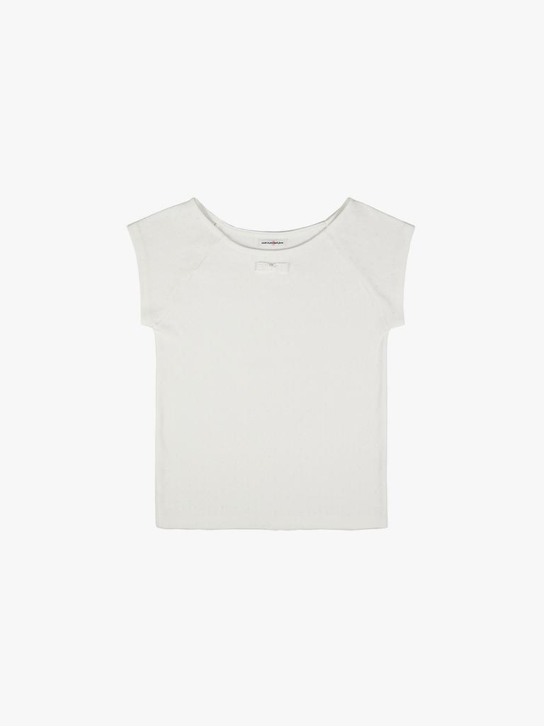 PINK PINEAPPLE Basic Punching Top_Ivory