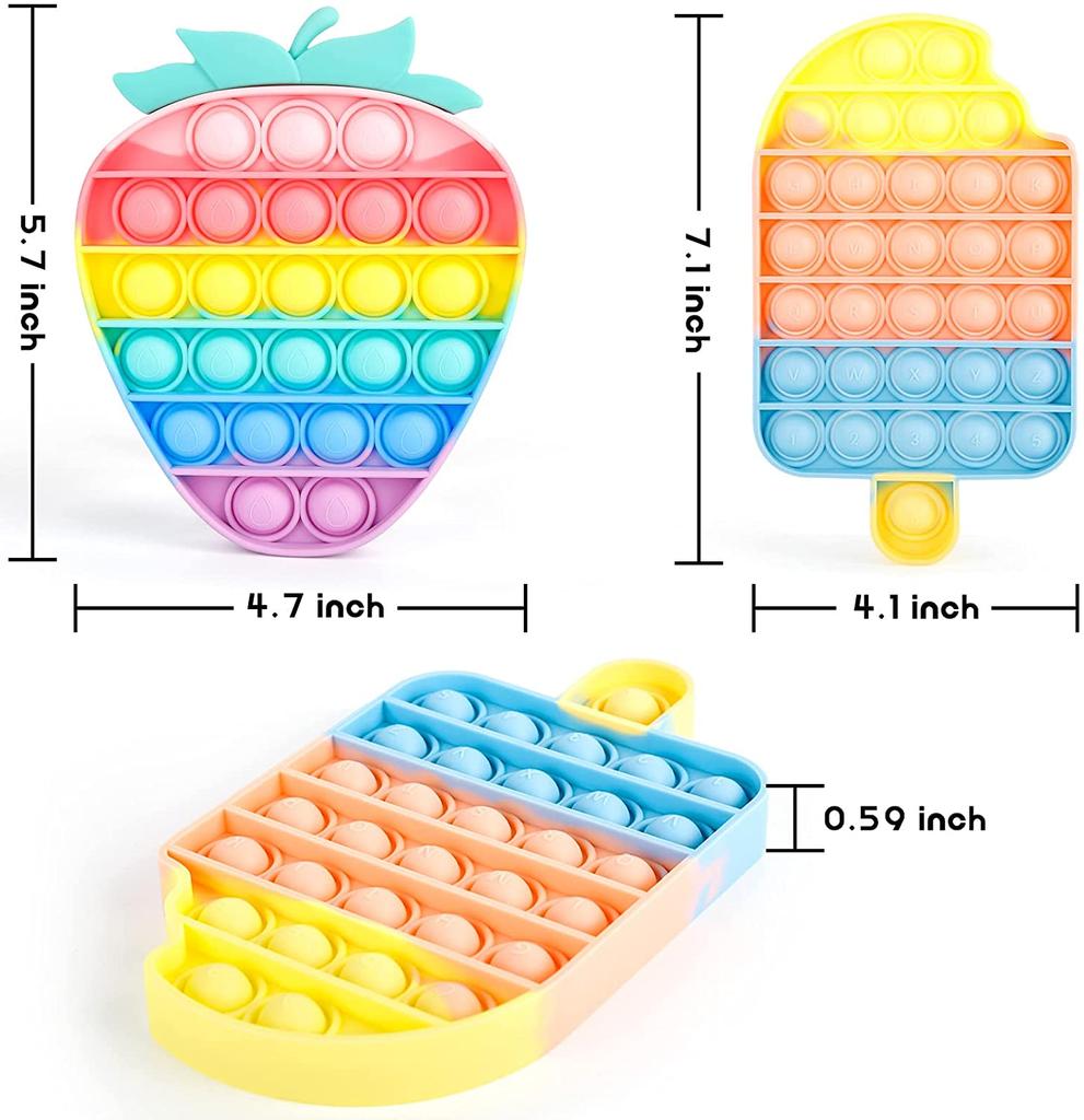 Animal Fidget Toys ideal for Children Adults Kawaii Trend Figet Toy Enjoyable Push Bubble down Antistress Girls Boys Birthday Present