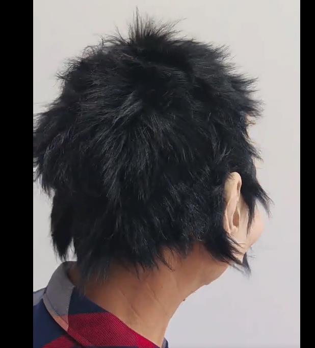 Half Face Little Old Man Mask Halloween Latex Character Mask Headset Role Playing Grandpa Funny Prop