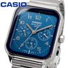 CASIO Standard Round Rectangle Blue Watch, 24-Hour Display, Multifunction, Men's, MTP-M306D-2AV