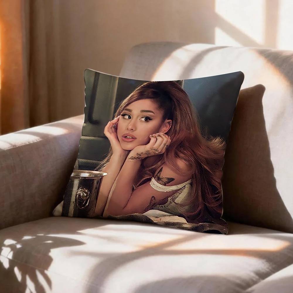 Music Star Ariana GGrande Pillow Case Pattern Printed Pillowcase For Living Room Sofa Cushion Cover