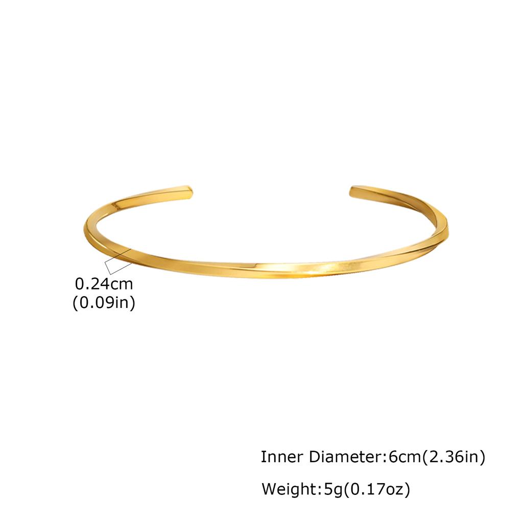 5pcs Bracelet Set for Women, Stainless Steel Stackable 18K Gold Plated Cross Paperclip Cuban Chain Bracelets Stack Waterproof