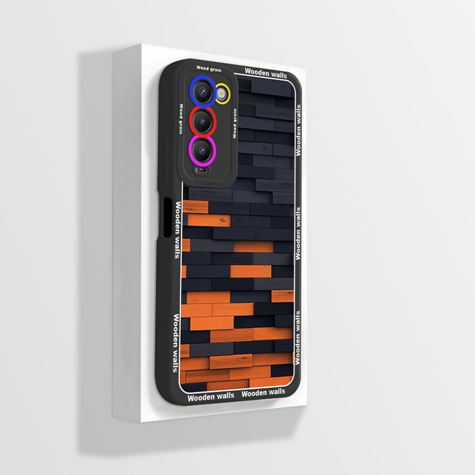 For Tecno Camon 18 18P Case CH6 CH7 Soft Silicone Phone Cover for Camon 18 Camon18 P Camon18P Cases Straight Edge Bumper Fundas