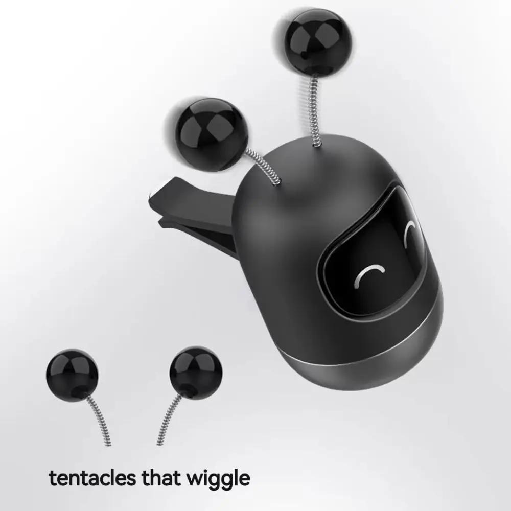 Cute Robot Car Air Outlet Fragrance Cartoon Swinging Air Purifier Interior Decoration - Swing Arm Design