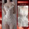 Sexy underwear Sexy pure desire nightdress High sense suspender mesh free perspective clothing Small chest shows big temptation uniform