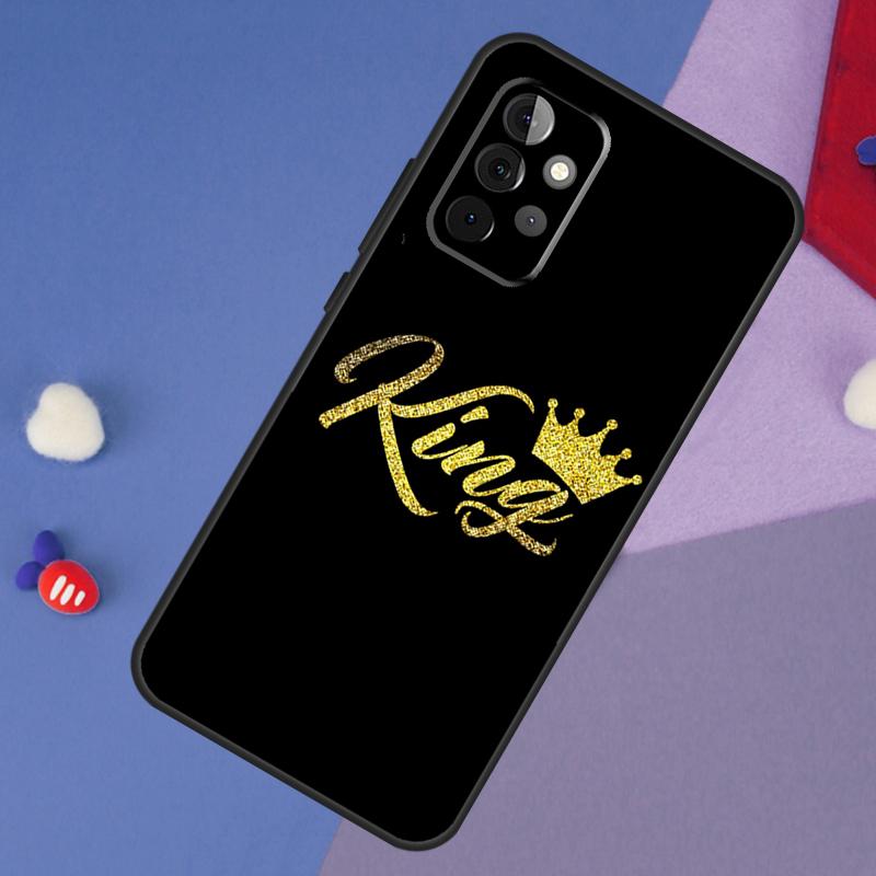 

Cute King Queen Crown Case For Samsung Galaxy A15 A54 A34 A14 A13 A53 A16 A26 A36 A56 A12 A22 A32 A52 A06 A35 A55 Samsung A55