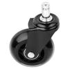 5x Silicone Rubber Swivel Office Chair Casters 11mm