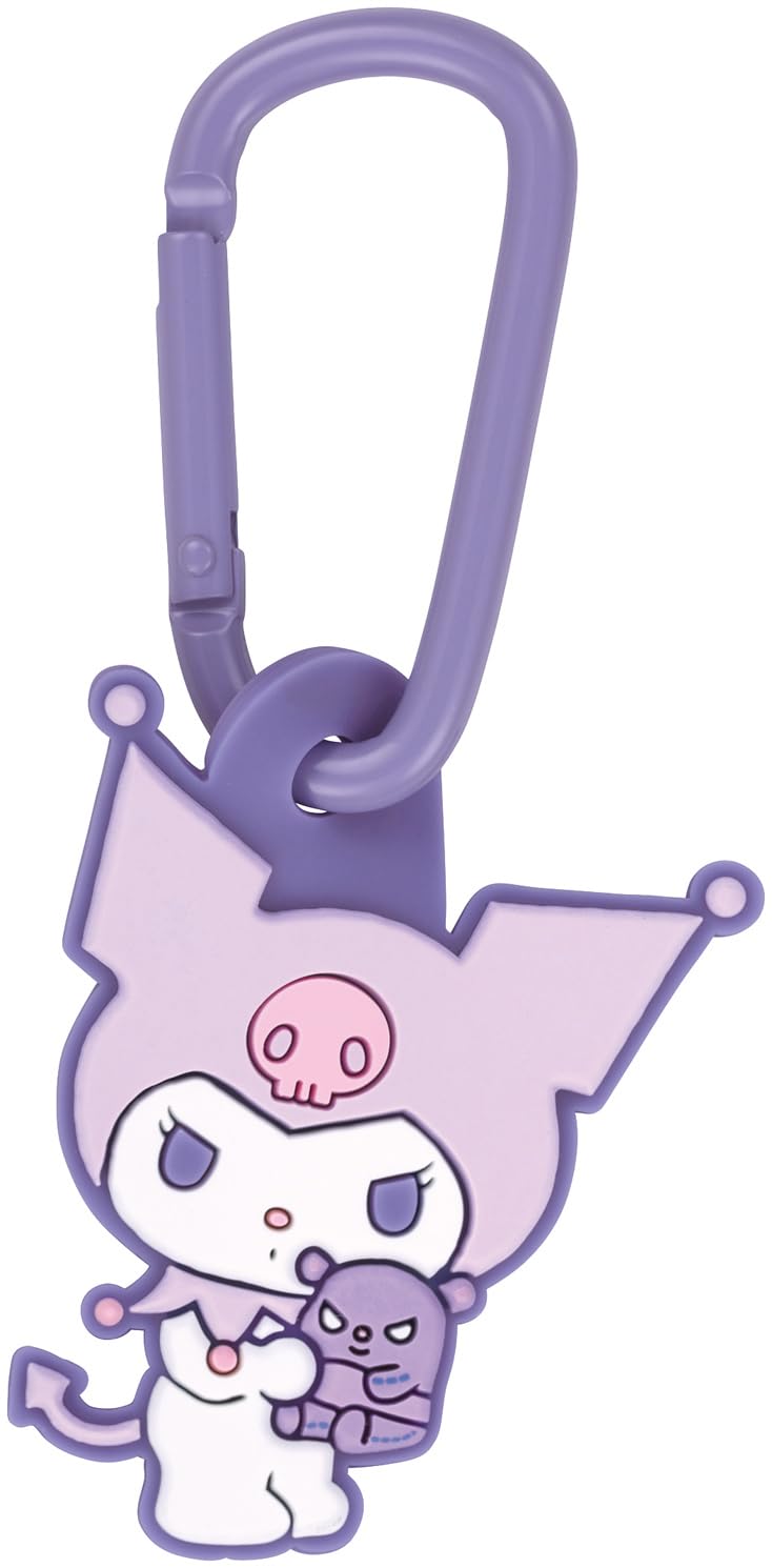 Skater Rubber Mascot Carabiner with Sanrio Kuromi Plush Toy (Girl) ZELK1-A