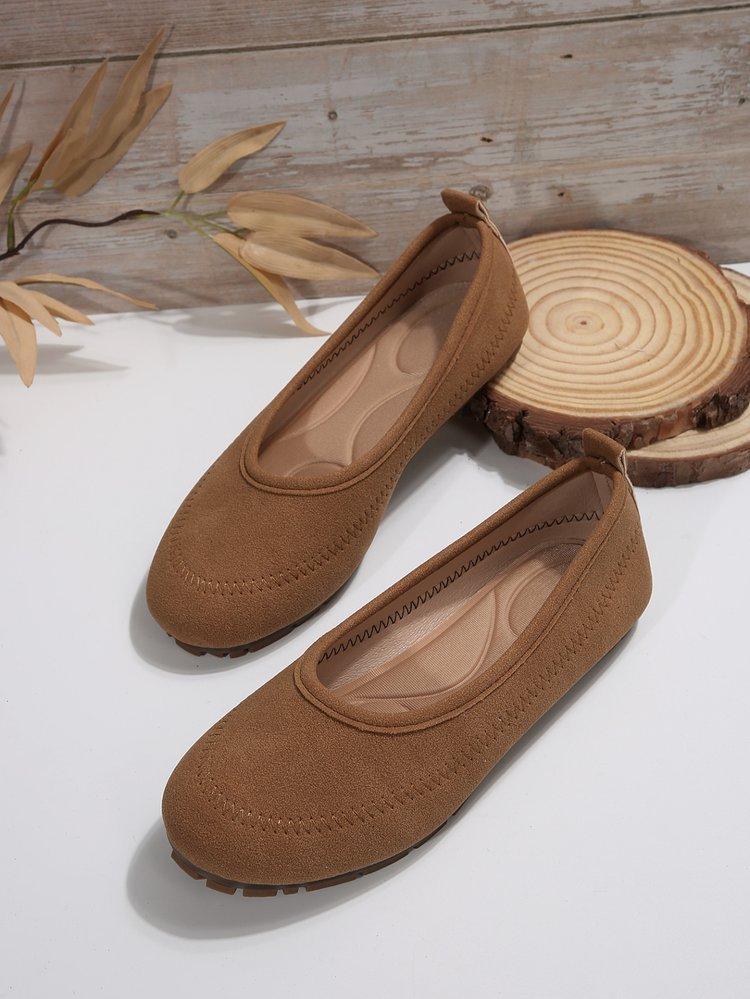 Quasten Doudou Schuhe Damen neue einpedalige lässige Lederschuhe Quasten weichbesohlte Schuhe Damen