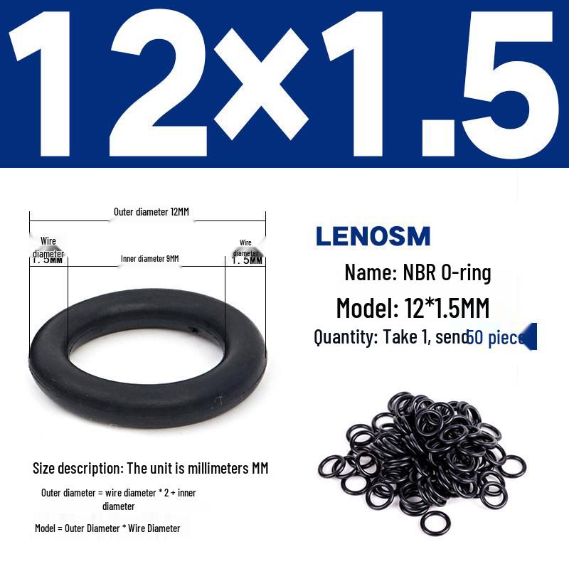 High-Pressure NBR Nitrile Rubber O-Ring Seal - Wear & Oil Resistant