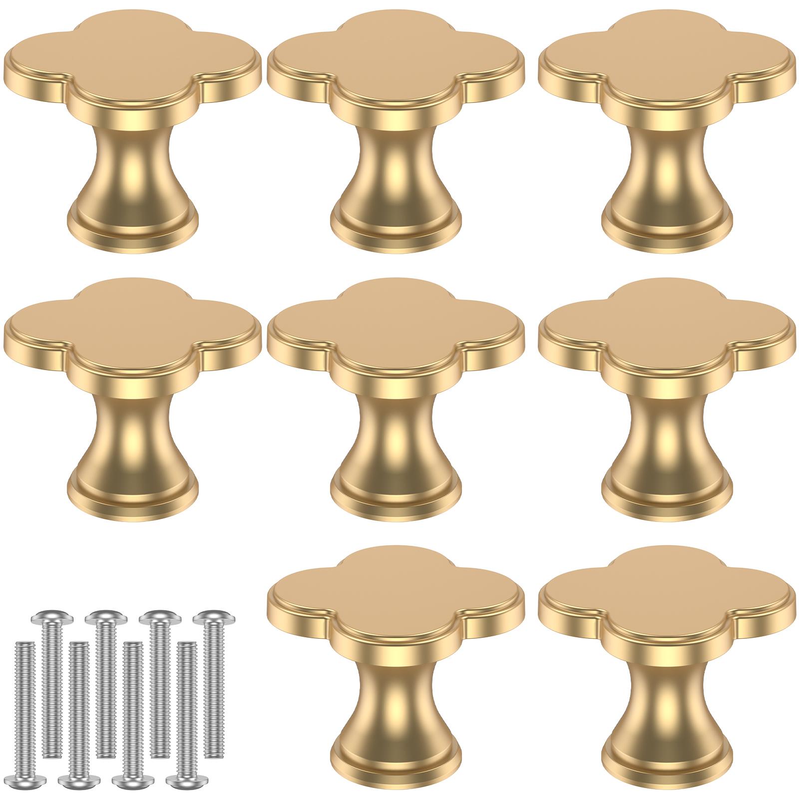 

8 шт. Мебельные ручки Розовые Белые Элегантная мебельная фурнитура для ящиков комода Ручки для дверей шкафа Матовые латунные мебельные ручки