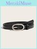 Korean Style Women Belt With Crocodile Pattern Pu Material For Daily Dress