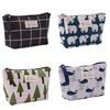 Cotton And Linen Large-Capacity Cosmetic Bag Multi-function Travel Cosmetic Bag
