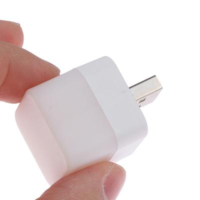 Portable Mini USB Small Night Light Student LED Eye Protection Square Reading Light Computer Mobile Power Charging Table Lamps
