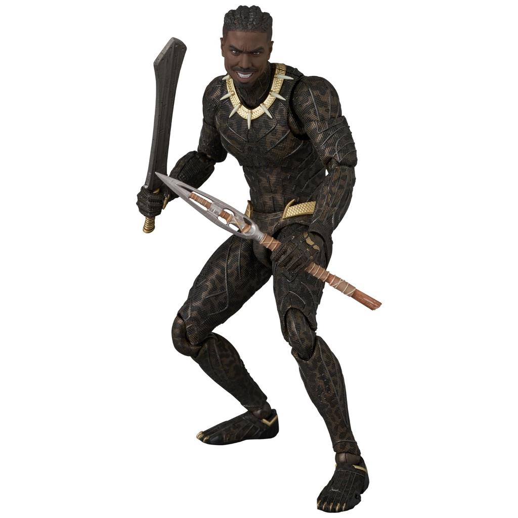 Medicom Toy MAFEX THE INFINITY SAGA KILLMONGER Approximately 155mm Action No.265 - Tall, Non-scale, Pre-painted Figure.