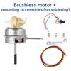 Bürstenloser DC Niederspannungs-Motor Tisch-Bodenventilator Wandmontierter Ventilator Motor DC9-28V
