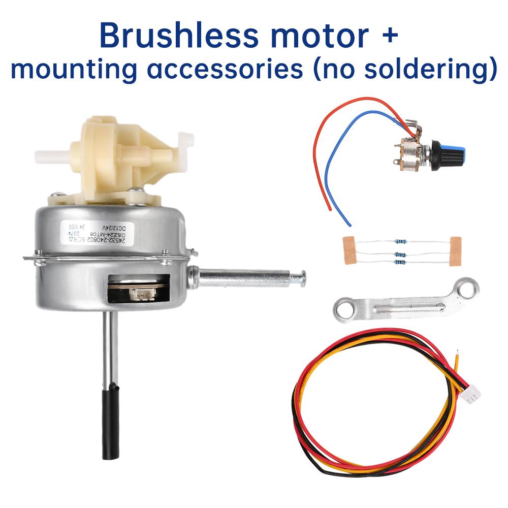 Bürstenloser DC Niederspannungs-Motor Tisch-Bodenventilator Wandmontierter Ventilator Motor DC9-28V
