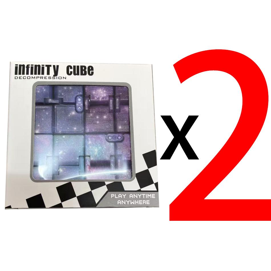 Magic Infinity Cube Flip - Fingertip Game Puzzle Toy For Adhd Anxiety Autism Hand Fidget Toy Antistress Finger Game For Children