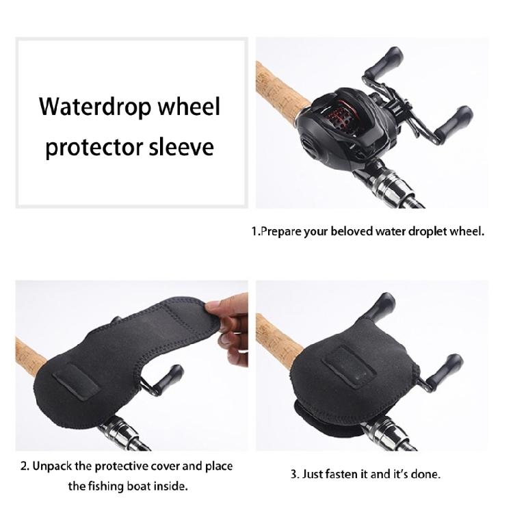 Scratchproof Portable Reel Pouch Fishing Reel Storage Pouch Bag Reel Protector Bag Casting Reel Case Portable