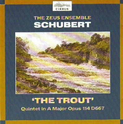 CD FRANZ SCHUBERT, ZEUS ENSEMBLE - "The Trout" Quintet In A Major Opus CICD1008 Castle Communic 1987 Japan Classical Used