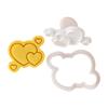 Valentine's Day Cookie Cutters Cartoon Pressable Biscuit Mold Holiday Biscuit Fondant Cookie Stamps Party Supplies