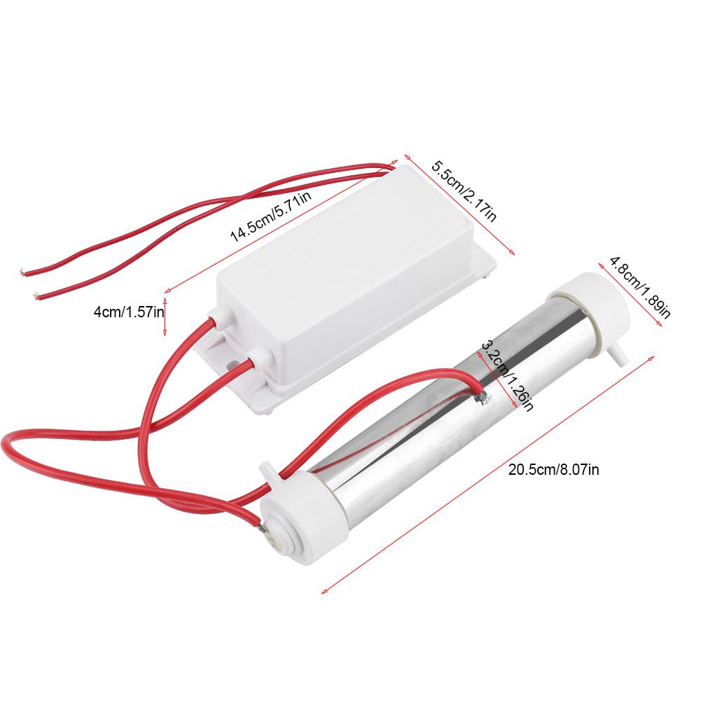 3g Ozonisator Ozongenerator Rohr für Home Luftreiniger Sterilisator Reiniger 220V