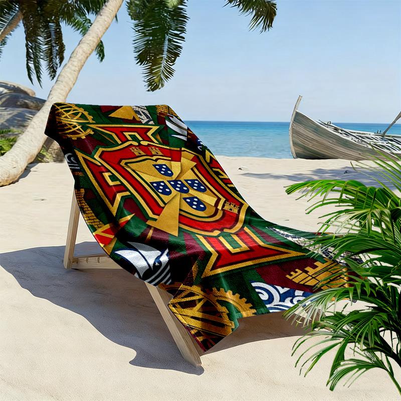 National Emblem Design beach towel Outdoor camping Portable for travel quick-drying swim towel Outdoor pool towel Absorbent bath towel printing