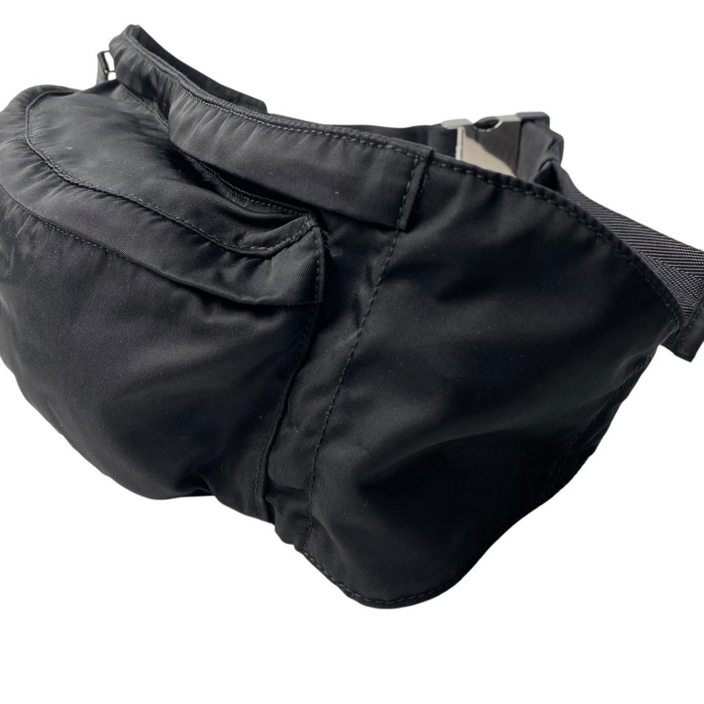 Used PRADAbody bag black Nylon Women