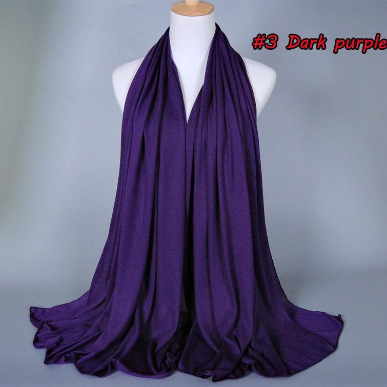 35 Colors Plain Cotton Jersey Instant Hijab Women Wrap Long Elastic Shawl Scarf Maxi Neck Snood Foulards Muslim Sjaal 180*80Cm