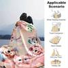 1pc, Duffy and Friends (15) Home Decor Flannel Blanket Perfect Gift for Bedroom, Living Room, Travel, Camping, Car