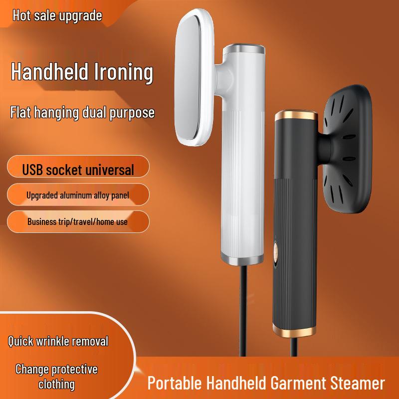 Portable USB Handheld Garment Steamer and Iron for Home and Travel Use