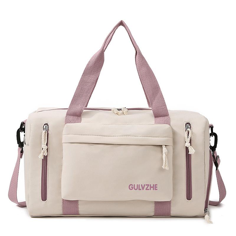Sport-Fitness-Tasche mit großem Fassungsvermögen, neue einfache Freizeit-Reisetasche, separates Schuhfach kann mit Rollkoffertasche kombiniert werden.