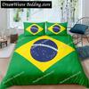 3D Print National Flag Duvet Cover Set King Size American Flag Bedding Set for Teens Adults Microfiber Single Double Quilt Cover