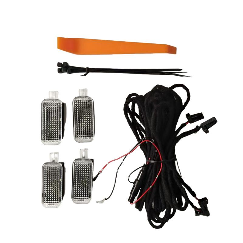 Car Interior Foot Space Lamp LED Footwell Light Cable For Passat B6 B7 Golf 5 MK5 6 MK6 SEAT Toledo Leon A3 A4 A5 A6 A8 Q3 Q5 Q7
