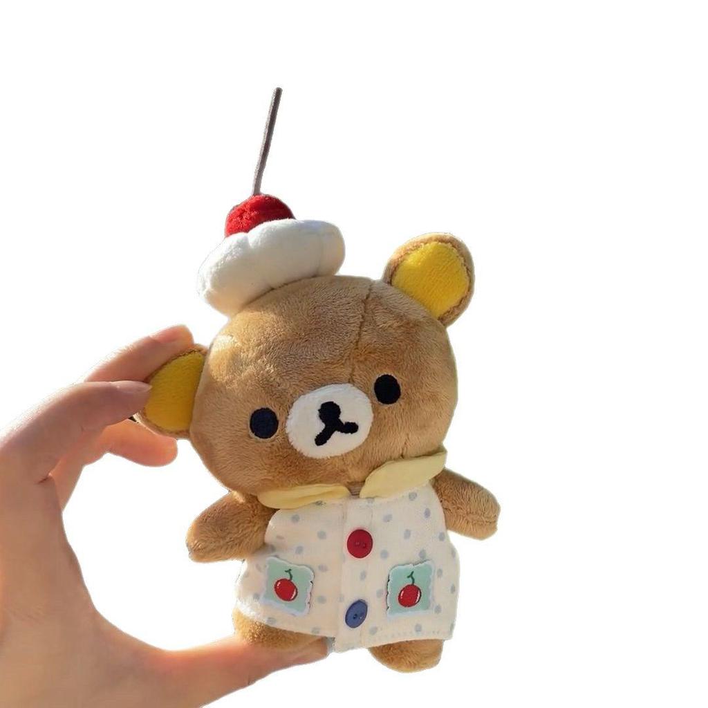 Rilakkuma Heart Pendant Keychain: Cute Japanese Plush