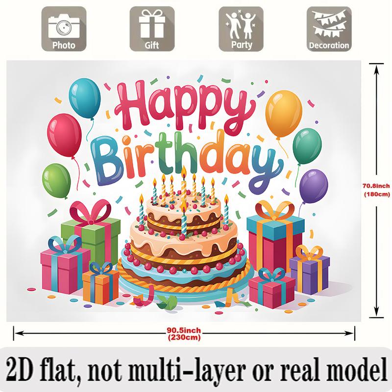 Party Backdrop Flat Event Photo Background Birthday Party Decor